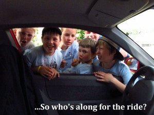 So who's along for the ride